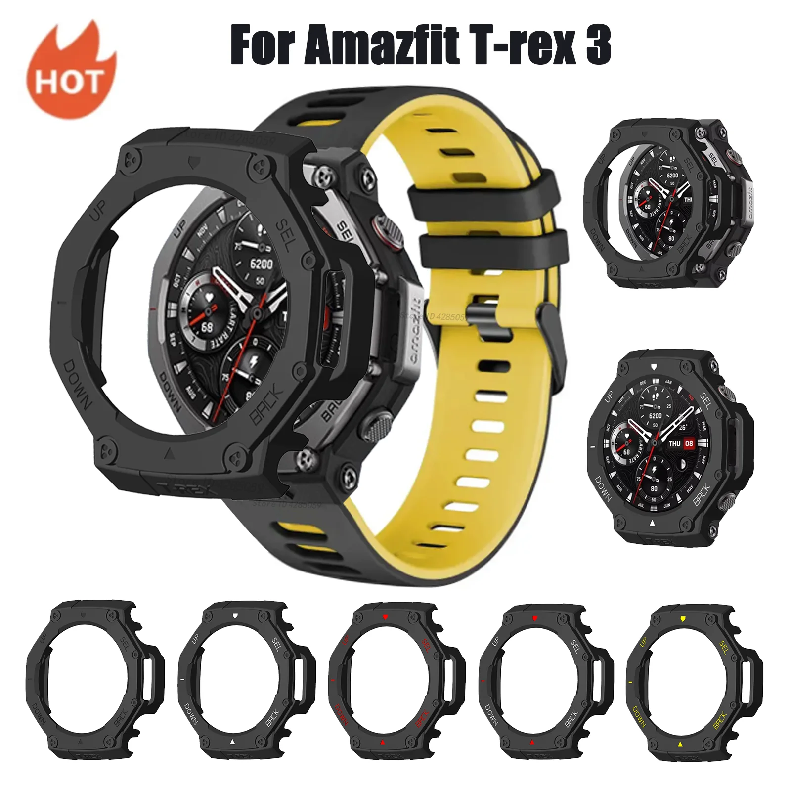 Smartwatch Watches Amazfit - Amazfit T-Rex3 스마트 시계용 TPU 보호