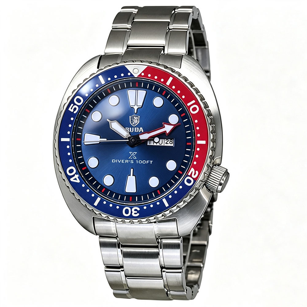 Watches Not Smartwatch - 2027 RUDA 남성용 쿼츠 시계, 투톤