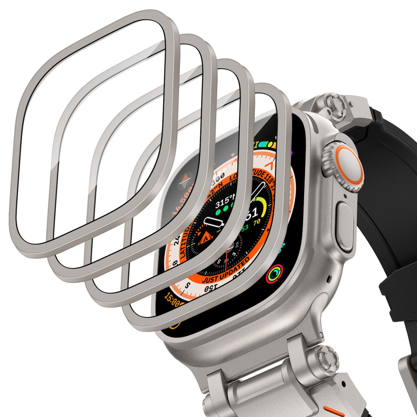 Smartwatch Watches Gift For Women - Apple Watch Ultra 2-3용 알루미늄 합금