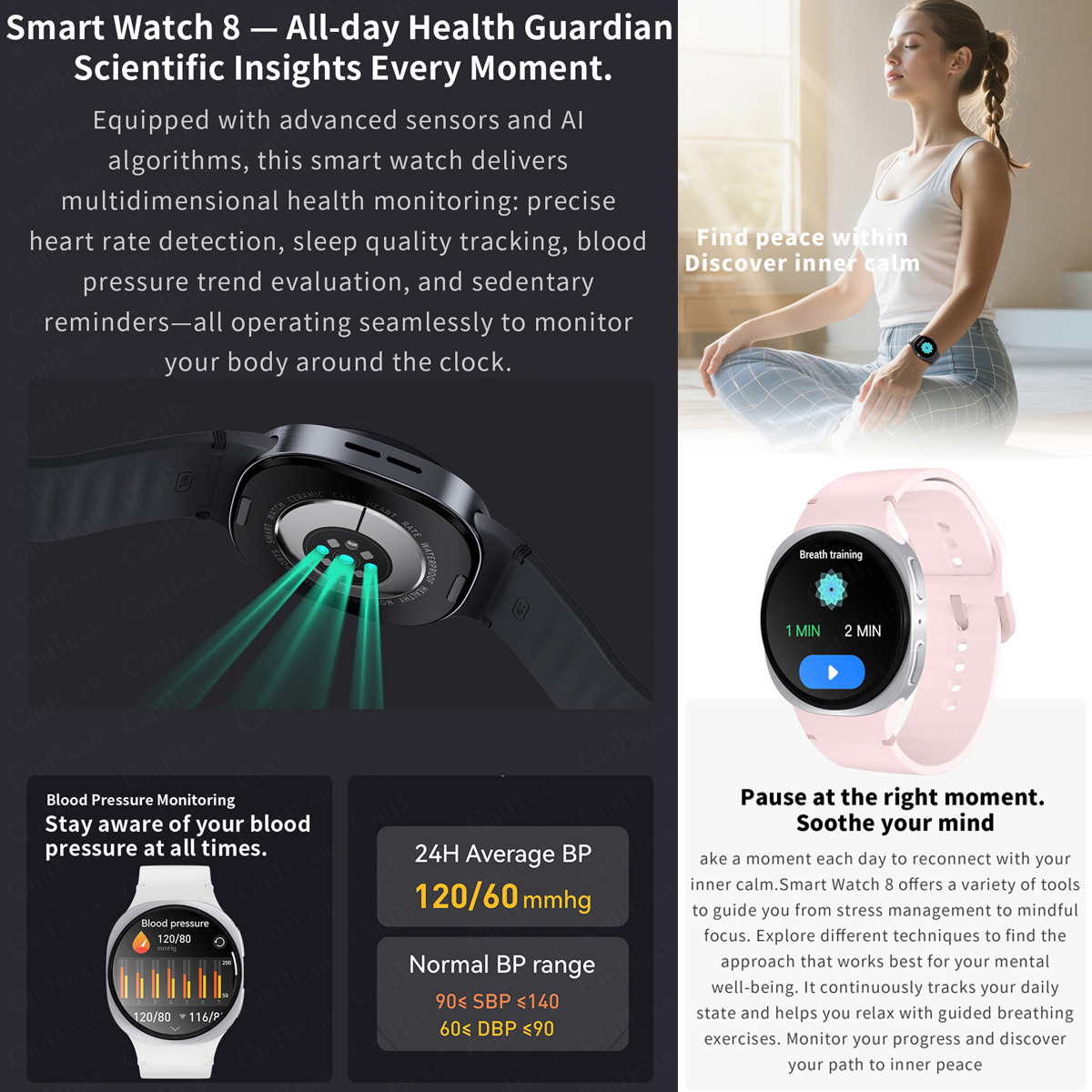2026년 신형 시계 8 미니 GPS 트랙 스마트워치  - Smartwatch Watches For Men With Gps 리뷰 및 가격