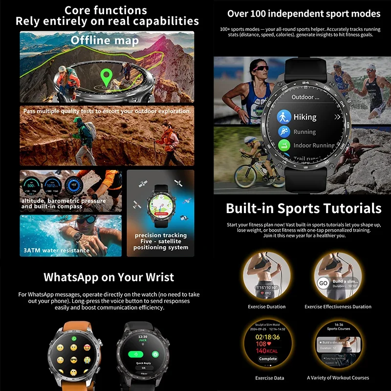2026년 신형 남성 스마트 워치 내장 GPS 지도 B - Smartwatch Watches For Men With Gps 리뷰 및 가격