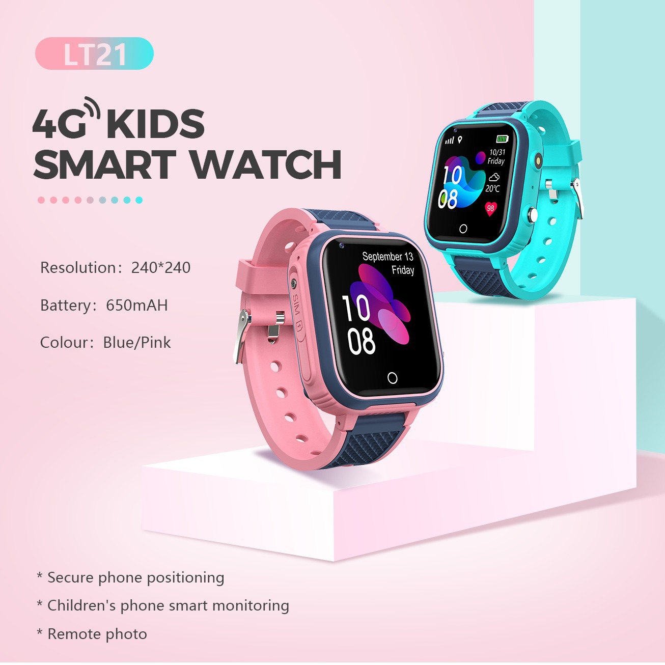 어린이 스마트워치 카메라 모니터 트래커 위치 전화 시계 - Smartwatch Watches For Children 리뷰 및 가격