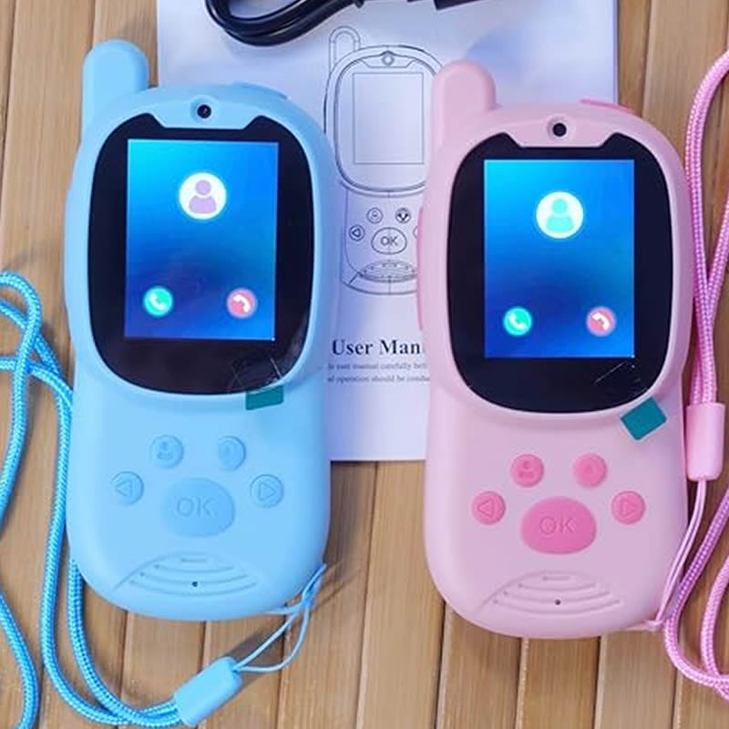 워키토키 귀여운 2팩 충전식 어린이용 비디오 2인치 고 - Smartwatch Watches For Children 리뷰 및 가격