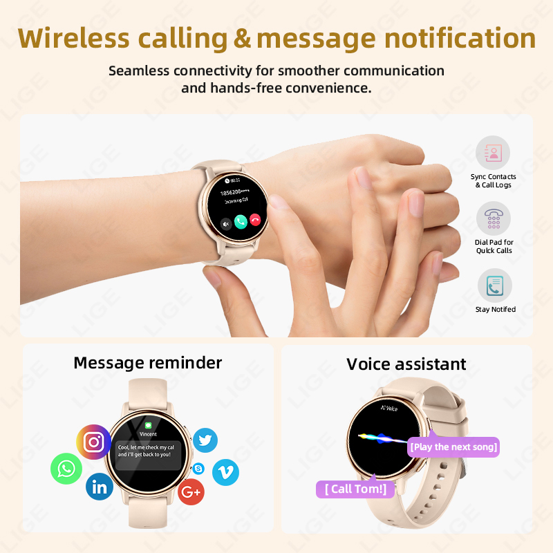 2026 LIGE 여성 스마트 시계 럭셔리 1.26'' - Smartwatch Luxury Watches For Women 리뷰 및 가격