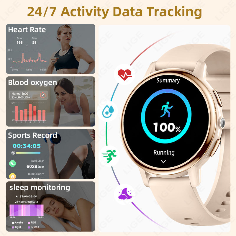 2026 LIGE 여성 스마트 시계 럭셔리 1.26'' - Smartwatch Luxury Watches For Women 리뷰 및 가격