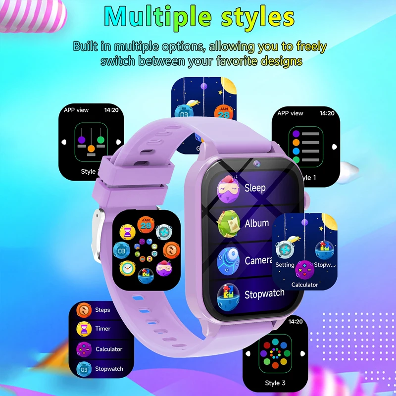어린이 게임 스마트 시계 손전등 방수 HD 카메라 수면 - Smartwatch Watches For Children 리뷰 및 가격