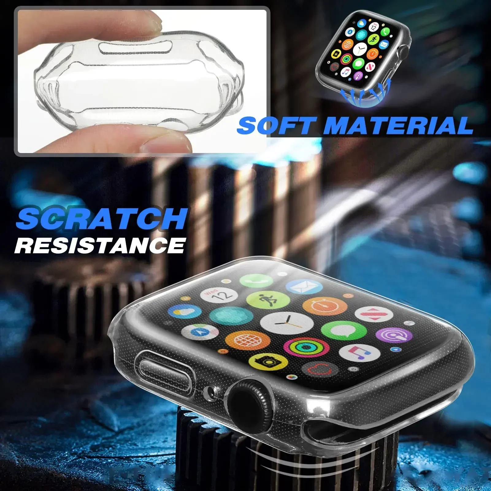 Apple Watch 케이스 용 커버 44mm 40mm - Watches Not Smartwatch 리뷰 및 가격