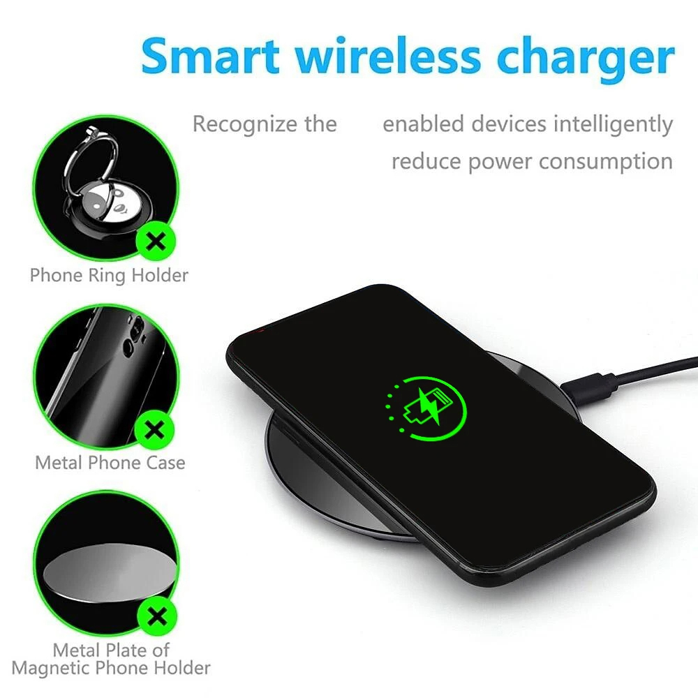 15W 무선 충전기 미끄럼 방지 USB C 고속 충전  - Watch Xs8 리뷰 및 가격