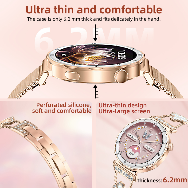 LIGE 음성 통화 스마트워치 패션 다이아몬드 여성용  - Smartwatch Luxury Watches For Women 리뷰 및 가격