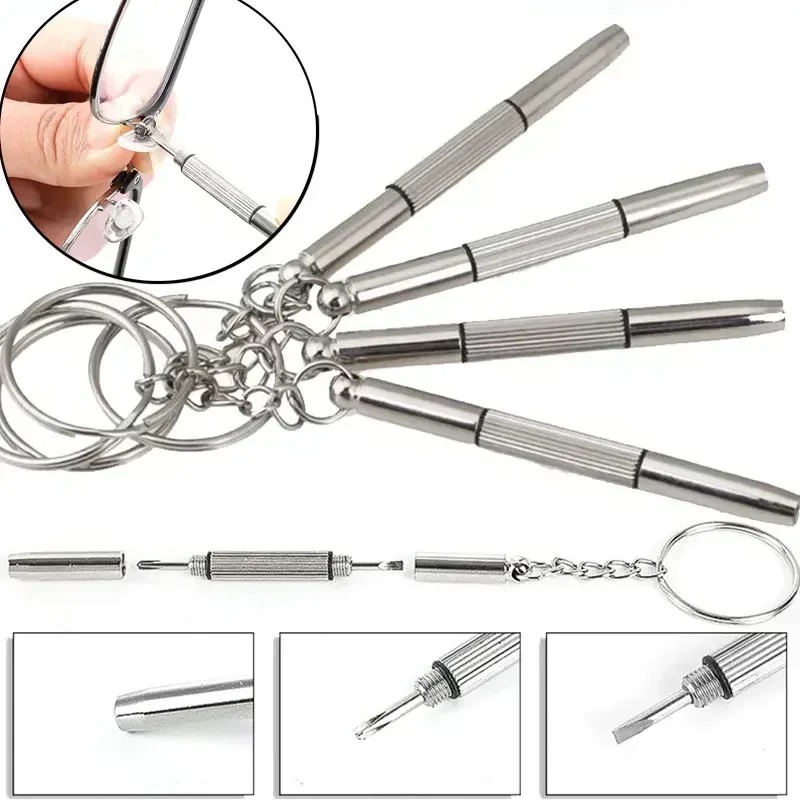 휴대용 3-in-1 미니 스크류드라이버 열쇠고리 안경  - Watchmaker Screwdriver 리뷰 및 가격