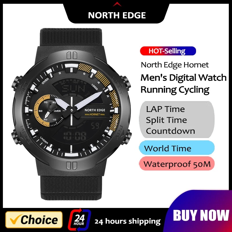 NORTH EDGE 남성용 스마트워치 세계시간 시계 카 - Smartwatch Army Watches For Men 리뷰 및 가격