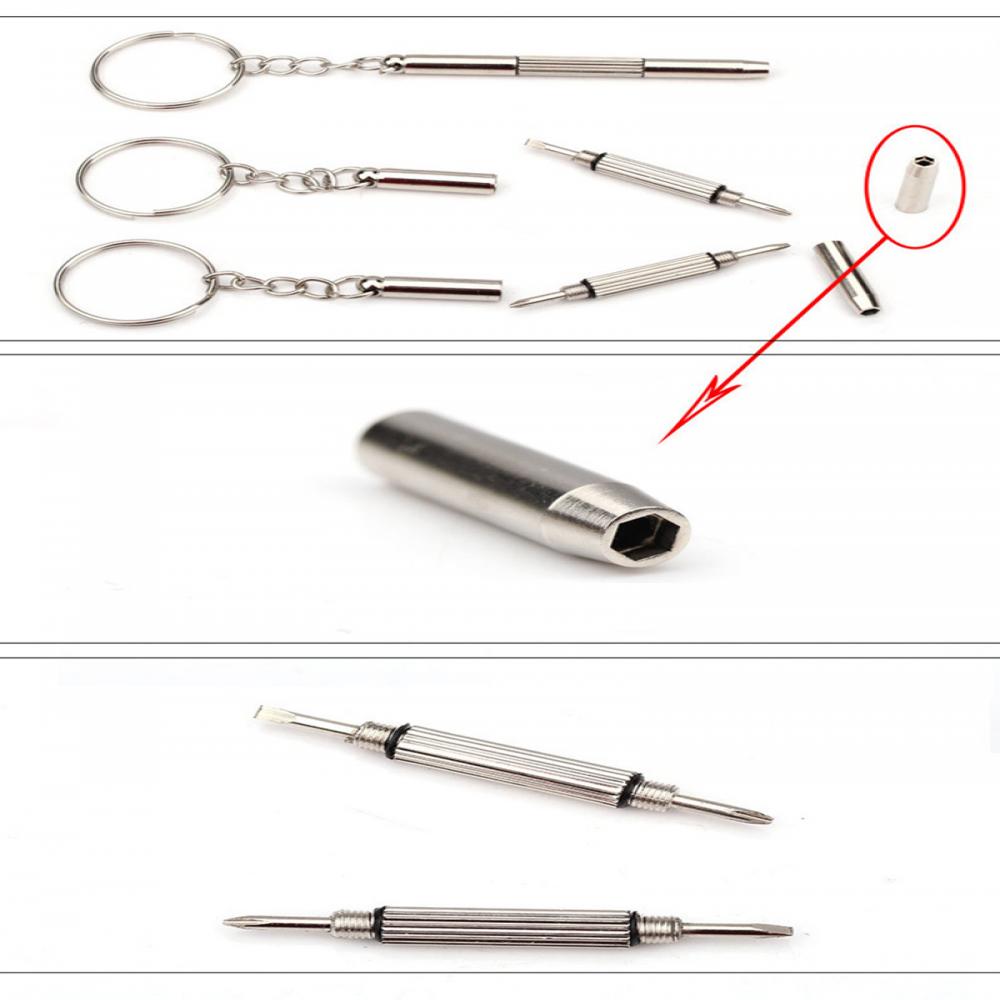 휴대용 3 in 1 드라이버 안경 선글라스 시계 수리  - Watchmaker Screwdriver 리뷰 및 가격