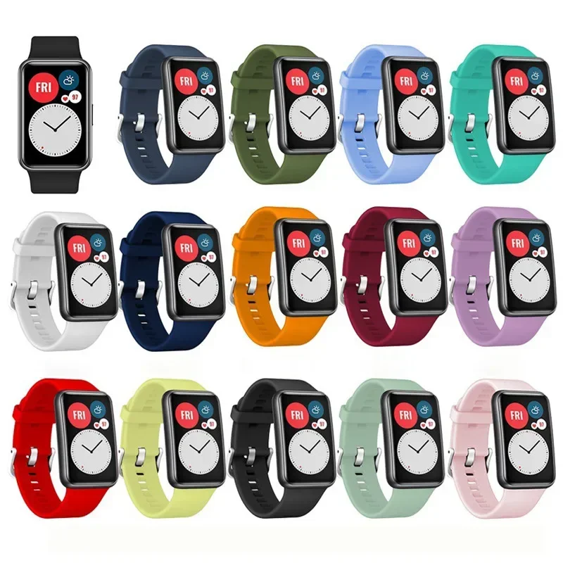 화웨이 워치용 다채로운 실리콘 밴드 새로운 TIA-B0 - Huawei Smartwatch Watch Fit 리뷰 및 가격