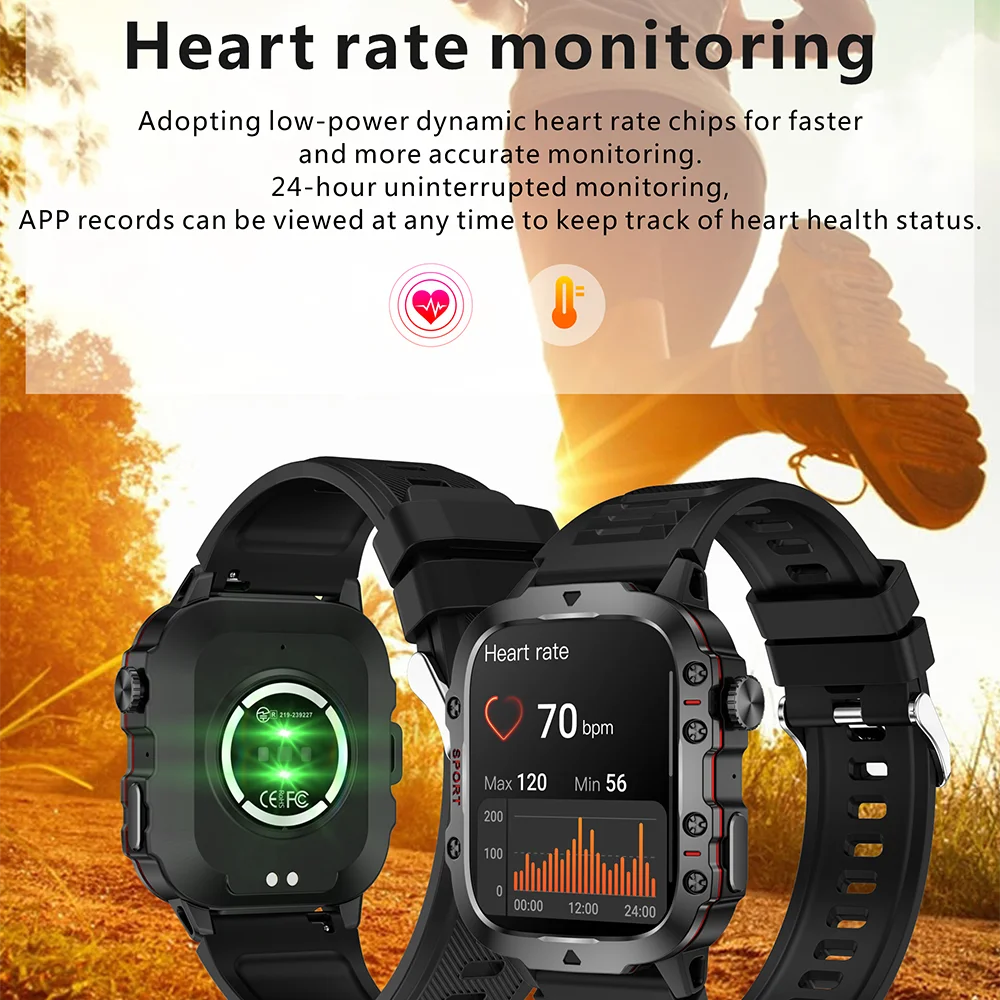 오리지널 밀리터리 남성용 스마트워치 무선 통화 피트니스 - Smartwatch Luxury Watches For Women 리뷰 및 가격