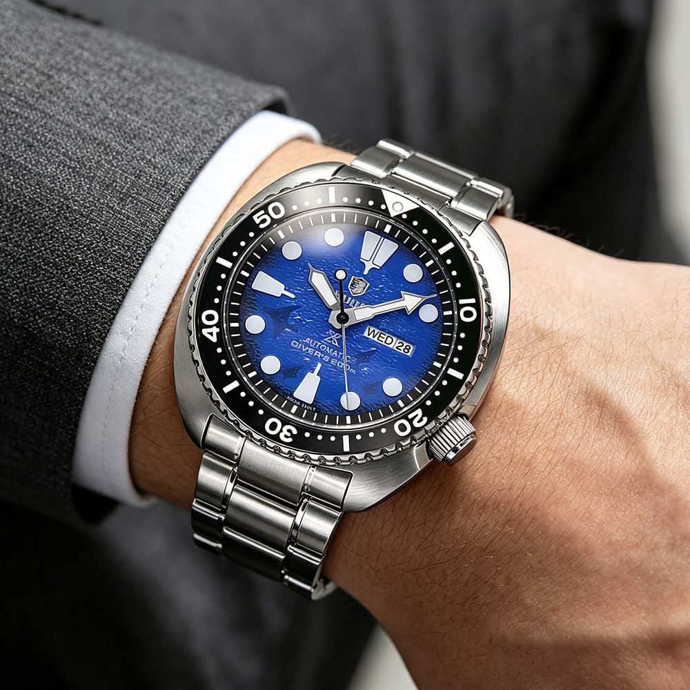 2027 RUDA 남성용 쿼츠 시계, 투톤 회전 베젤, - Watches Not Smartwatch 리뷰 및 가격
