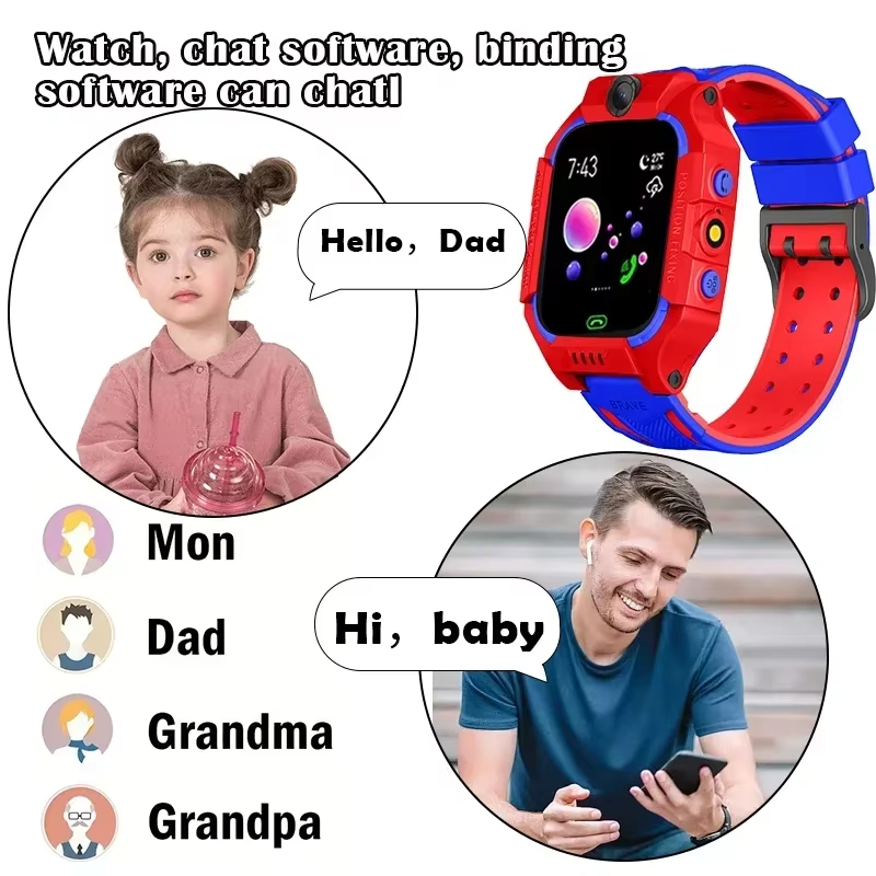 레노버 4G 5G 어린이 비디오 카메라 스마트워치 GP - Smartwatch Watches For Children 리뷰 및 가격