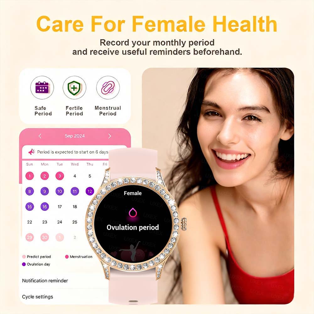 1.27인치 패션 스마트 워치, 여성용, 무선 통화,  - Smartwatch Watches Gift For Women 리뷰 및 가격