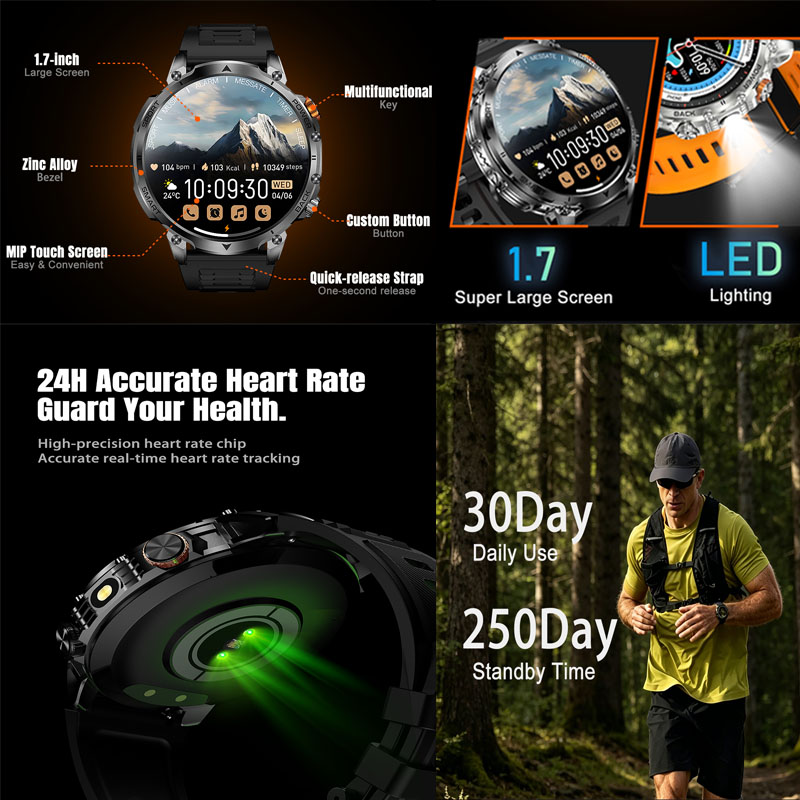 2026년 신형 1.46인치 HD 화면 100+ 스포츠 - Smartwatch Watches For Men With Gps 리뷰 및 가격