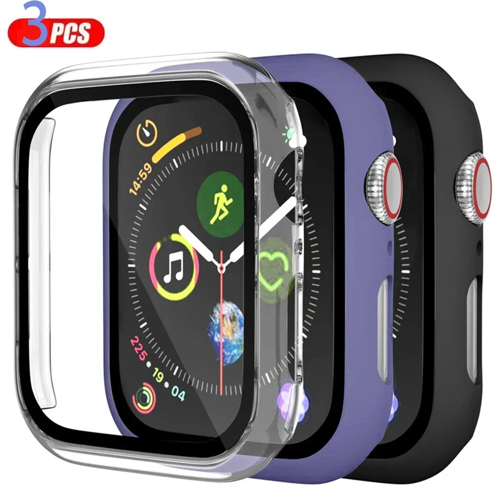 3 팩 유리 + 커버 Apple Watch 케이스 44 - Watches Not Smartwatch 리뷰 및 가격
