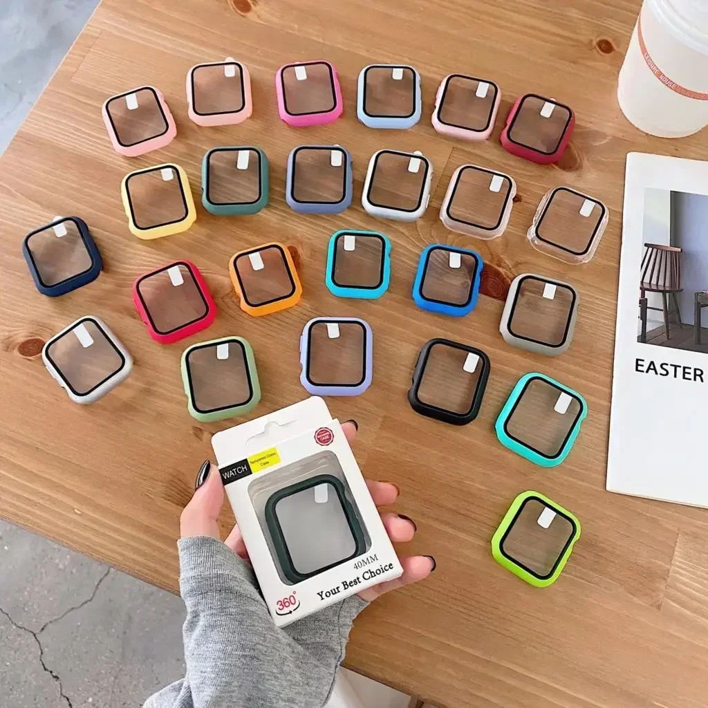 3 팩 유리 + 커버 Apple Watch 케이스 44 - Watches Not Smartwatch 리뷰 및 가격