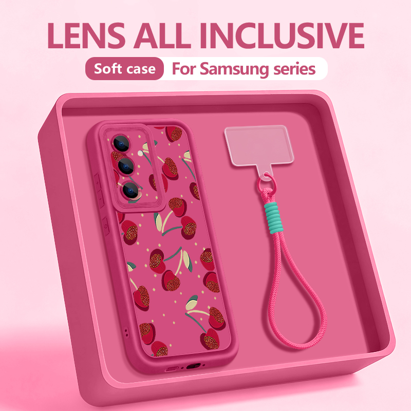 리틀 체리 패턴 끈형 폰 케이스 삼성 갤럭시 S26 S - Samsung Galaxy Strap 리뷰 및 가격