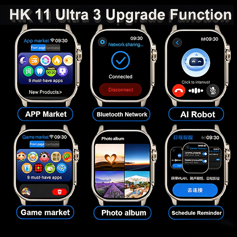 신제품 시계 남성용 HK11 ULTRA3 스마트워치 남 - Smartwatch Watches For Men With Gps 리뷰 및 가격