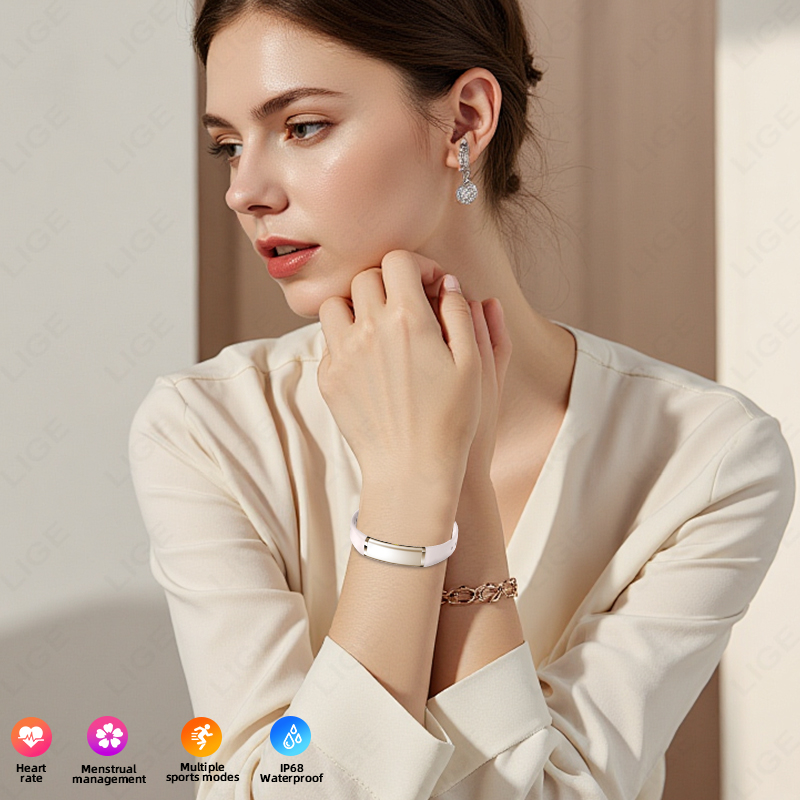 새로운 여성용 고급 무화면 스마트 팔찌, 24시간 심박 - Smartwatch Luxury Watches For Women 리뷰 및 가격