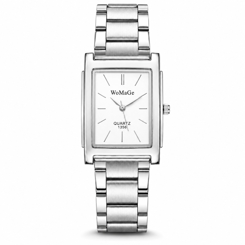 럭셔리 스테인레스 스틸 남성용 시계 패션 심플 스퀘어  - Smartwatch Casual Watches For Men 리뷰 및 가격