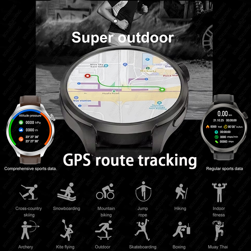 2026년 신제품 BOXUXING 아웃도어 스포츠 스마 - Smartwatch Watches For Men With Gps 리뷰 및 가격