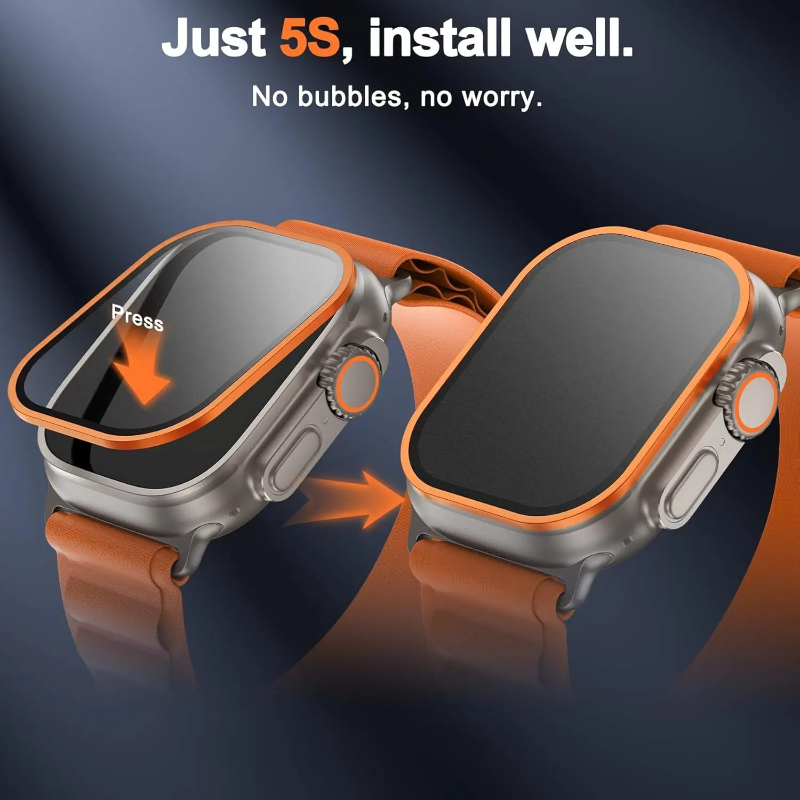 애플워치 울트라 49mm용 강화유리 티타늄 메탈 프레임 - Smartwatch Watches Gift For Women 리뷰 및 가격